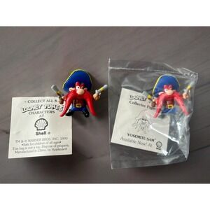Vintage Looney Tunes Collector Figurines YOSEMITE SAM Shell 1990 NOS